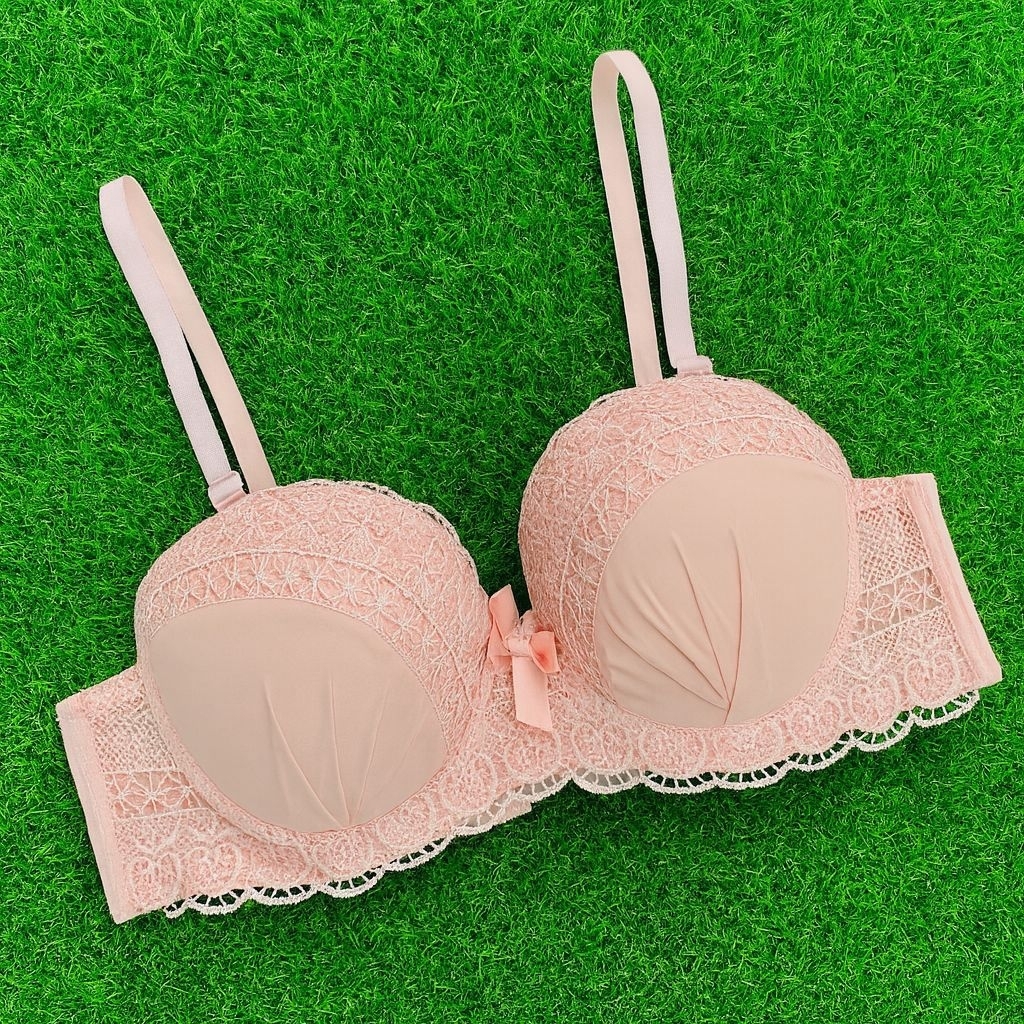 Bra Busa Tebal Kawat Bh Wanita Remaja Montok Beha Cantik Busa Supe Tebal Push Up Kait 3 Cup B