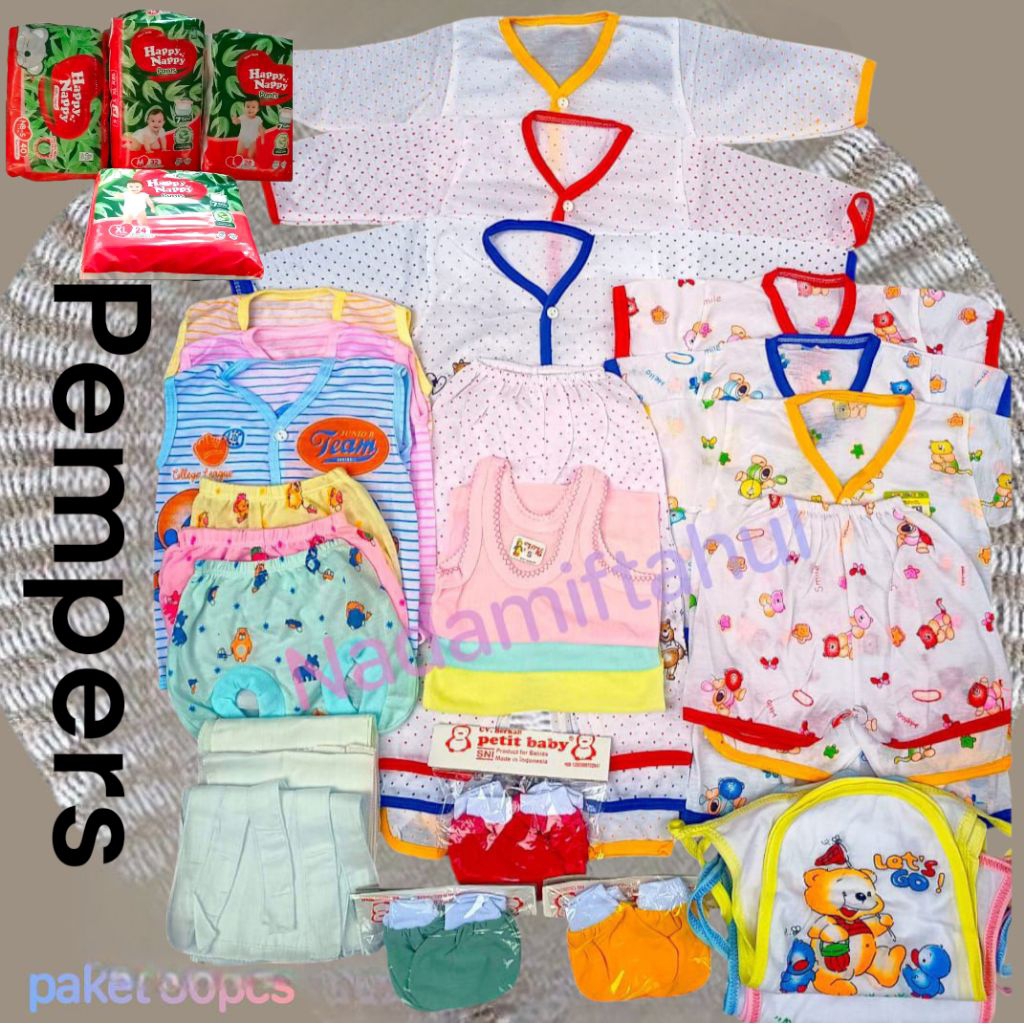 Paket lahiran persiapan baju bayi baru lahir handuk bayi Pampers bayi newborn