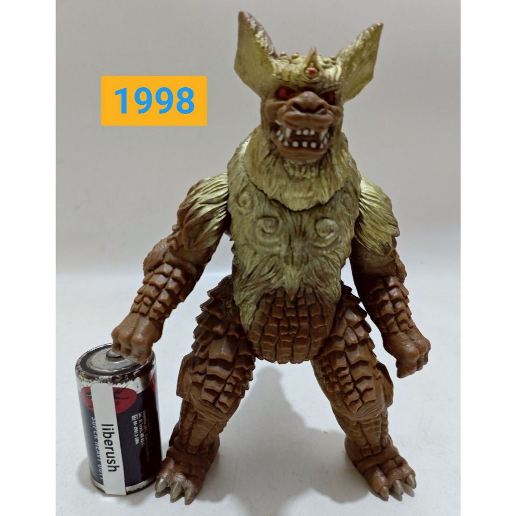 Vintage 1998 toho bandai sofubi godzilla king caesar movie monster series kaiju soft vinyl figure ul