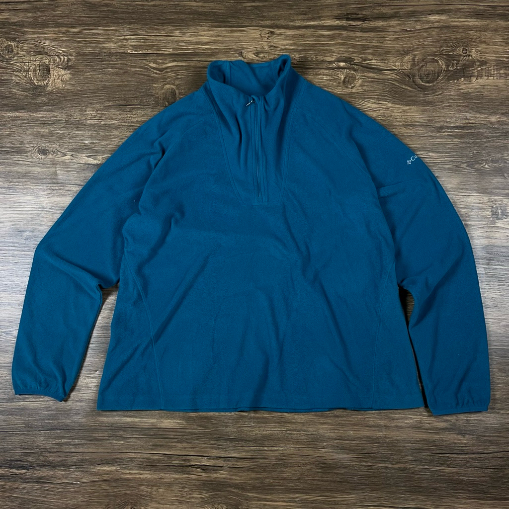 Jaket Columbia Women Pine Ridge Fs Half Zip Fleece Jacket Polar Big Size