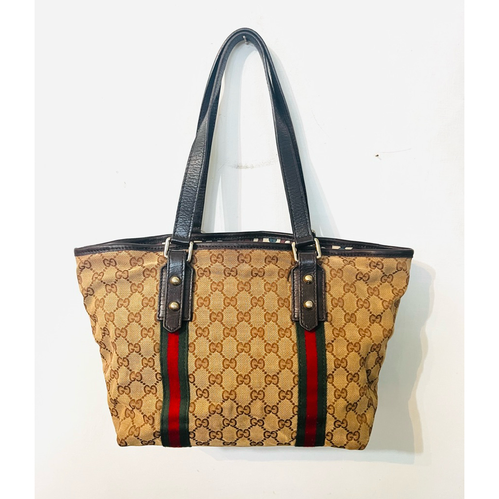 Tas Tote Gucci Monogram - Original Authentic
