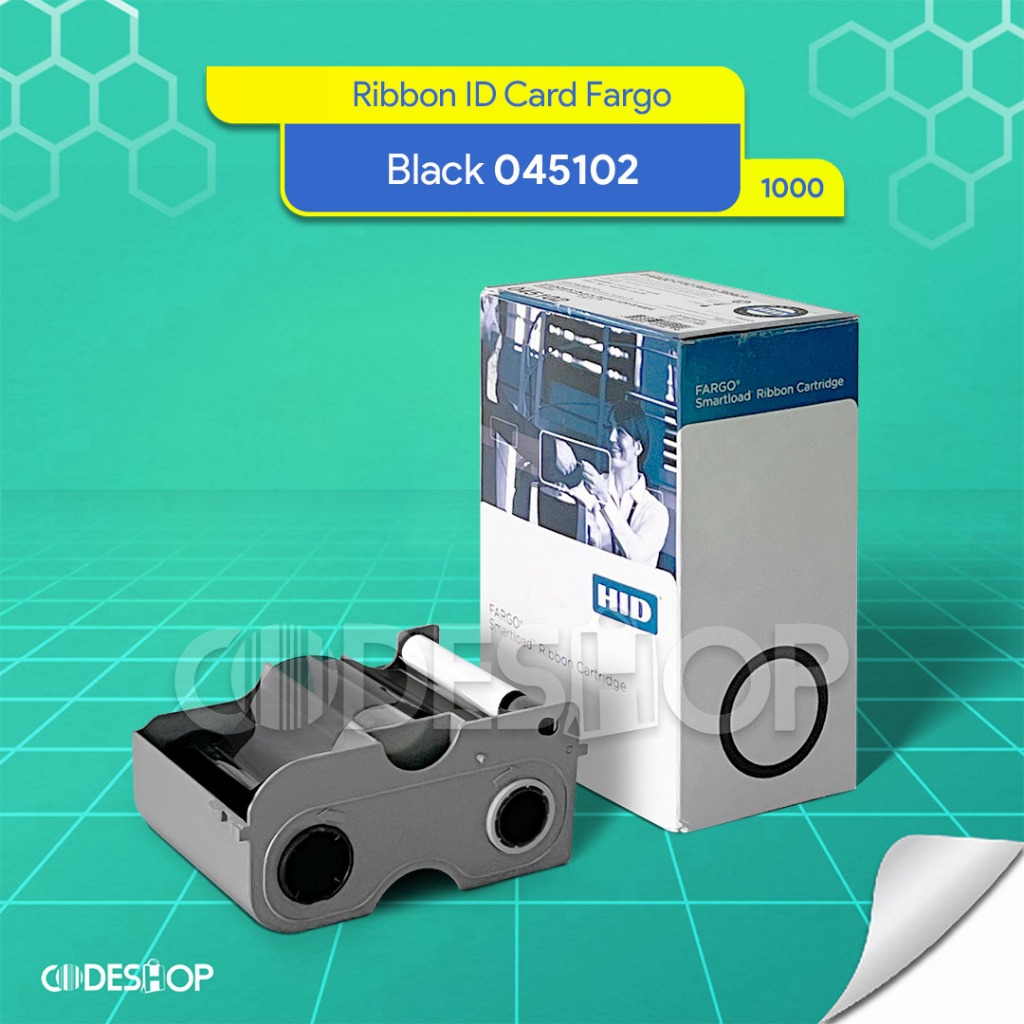 FARGO DTC 1250e & C50 ( PN : 045102 ) DTC1000/4000 RESIN RIBBON BLACK