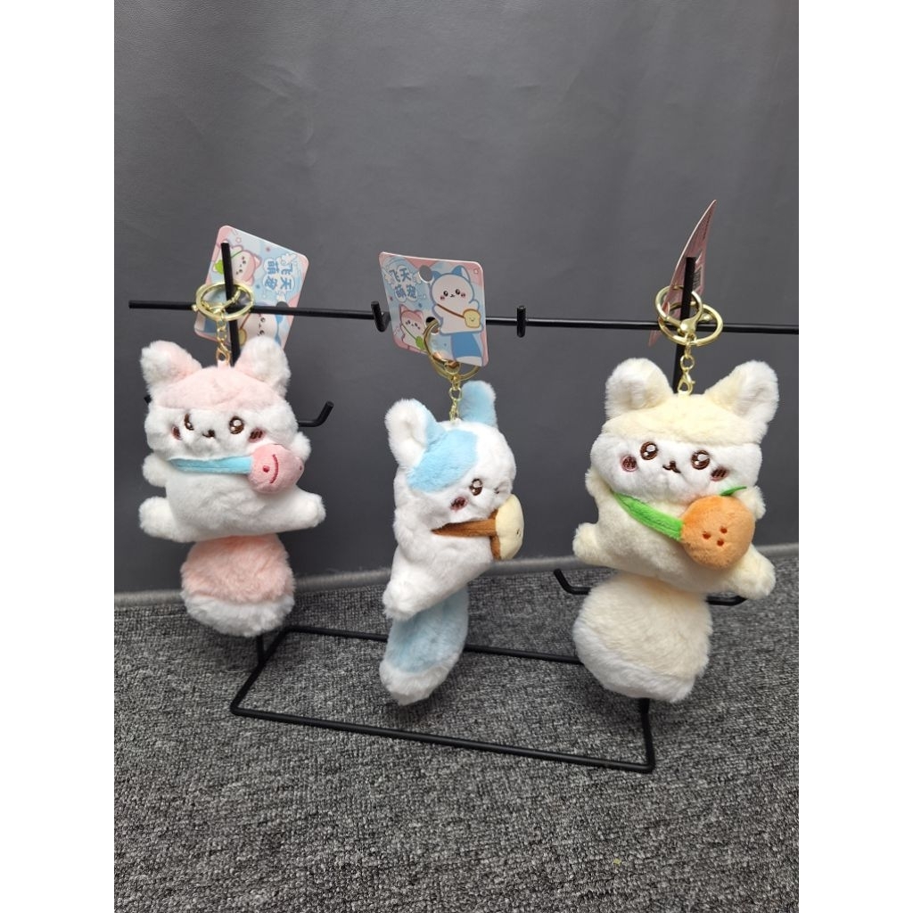 Gantungan kunci boneka/ bagcharm/ plushie tupai