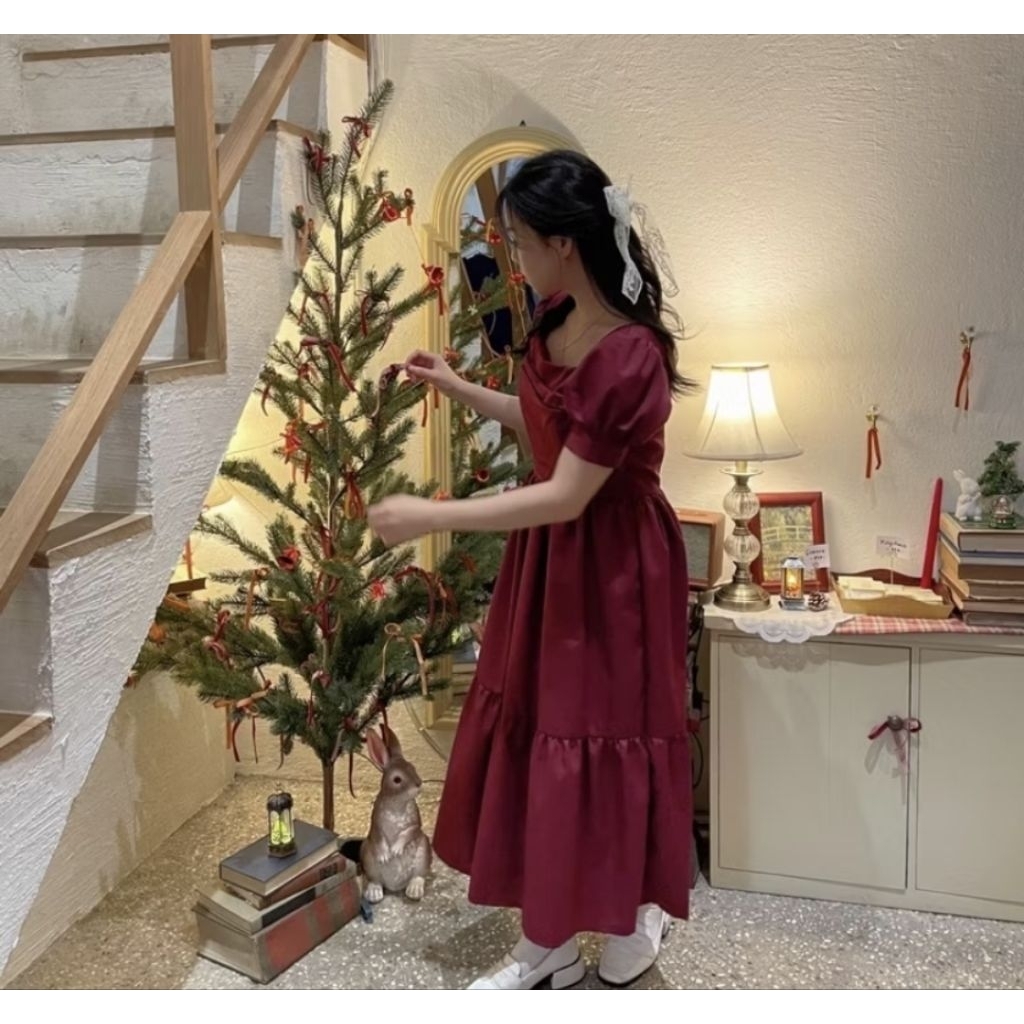 NEW (BUKAN PRELOVED) DEER DRESS NINETTE