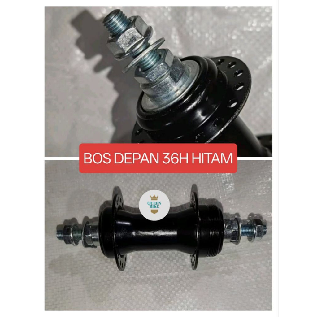 Free Hub Bos Depan Sepeda Drat 1 Cakram Disc Brake 36h Murah