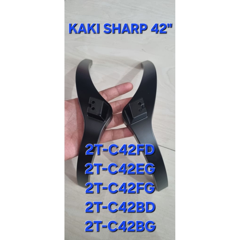 kaki tv sharp 42 inc / stand kaki tv sharp  42 soundbar / 42inc  / 2T-C42EG1i / 2T-C42FG1i / 2T-C42F