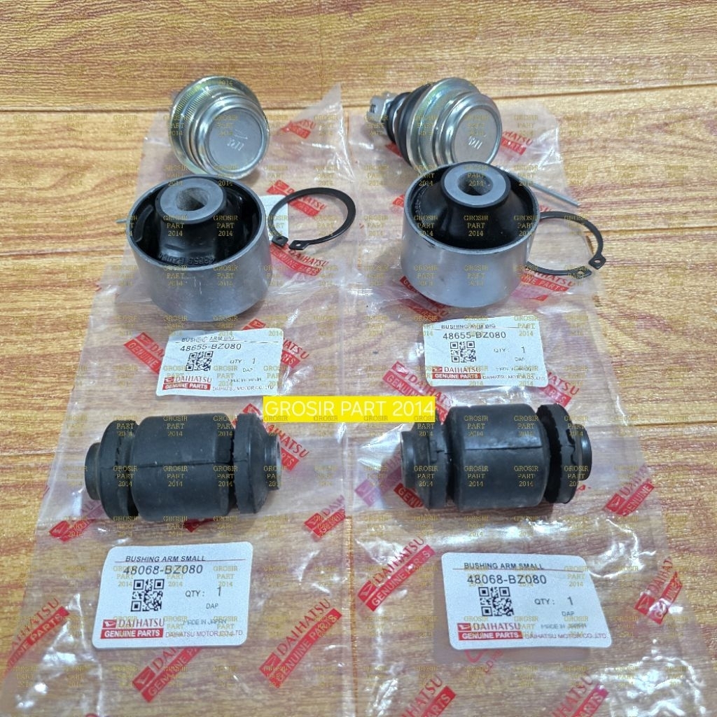 PAKET LENGKAP LOWER ARM GRAND MAX BALL JOINT GRAND MAX + BUSHING ARM BIG GRAND MAX + BUSHING ARM SMA