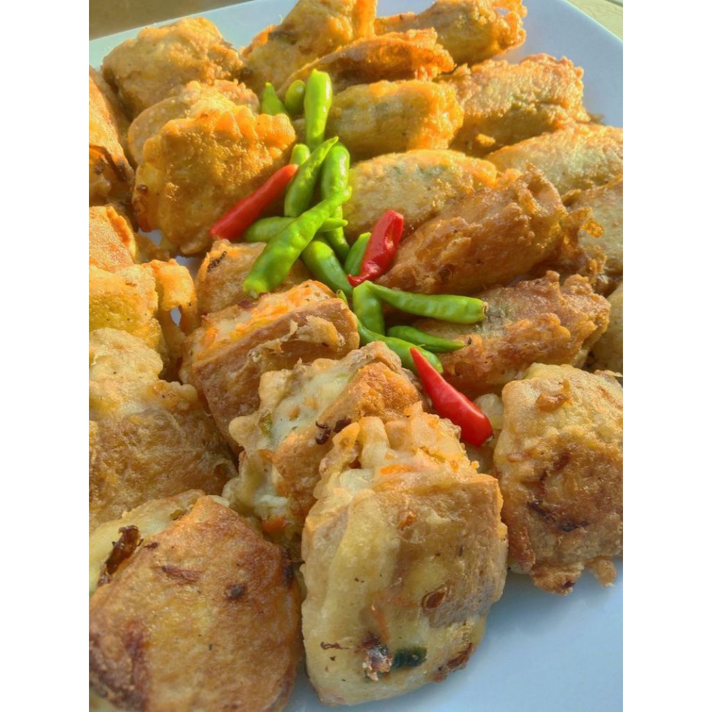 Tahu jeletot (pedas)