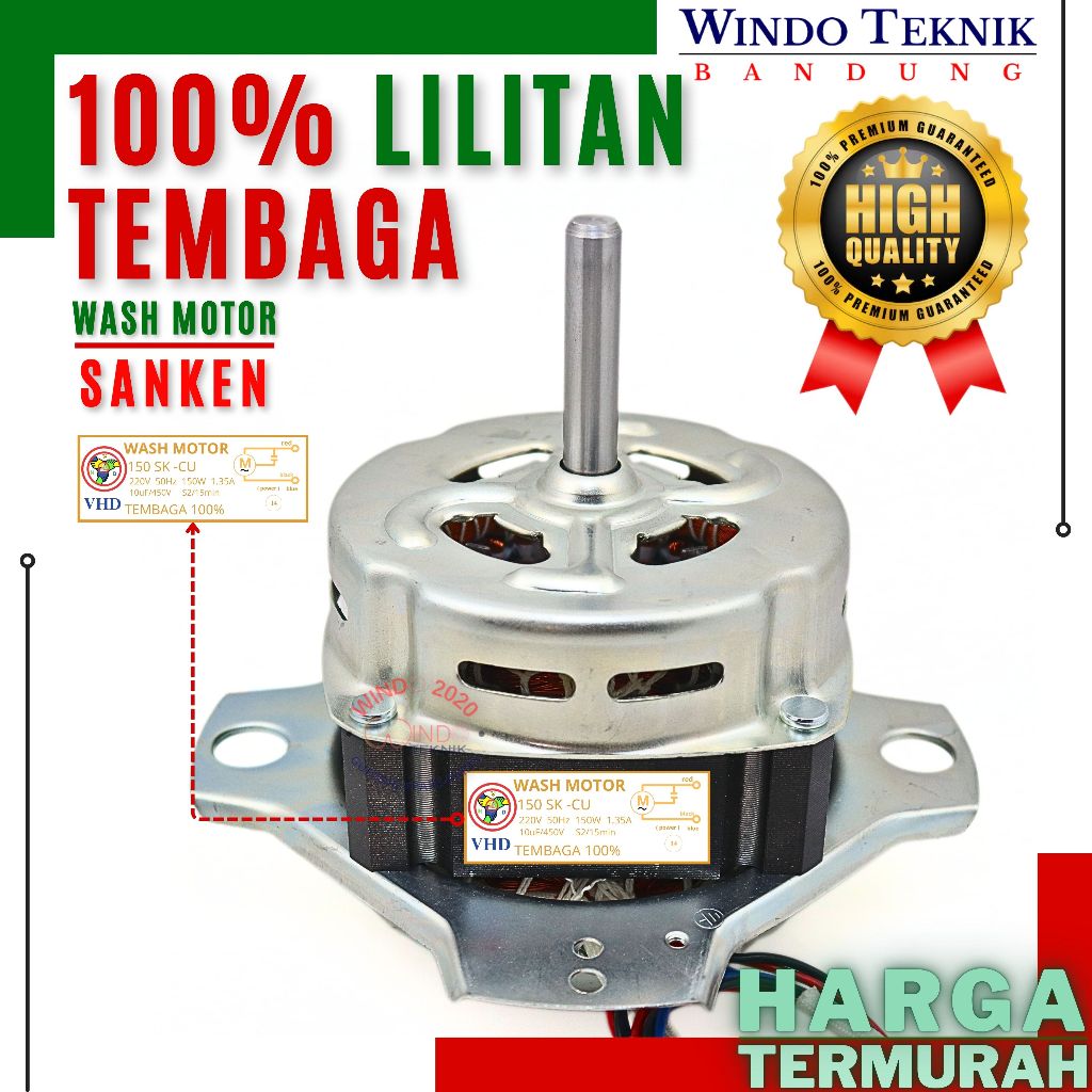 DINAMO WASH SANKEN | DINAMO PENCUCI SANKEN | DINAMO MESIN CUCI 2 TABUNG | DINAMO PEMBILAS SANKEN