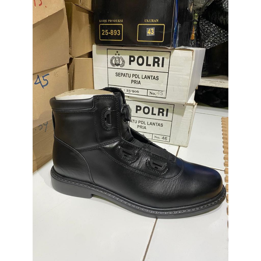 SEPATU PDL LANTAS | SEPATU JATAH LANTAS | SEPATU LANTAS TERBARU