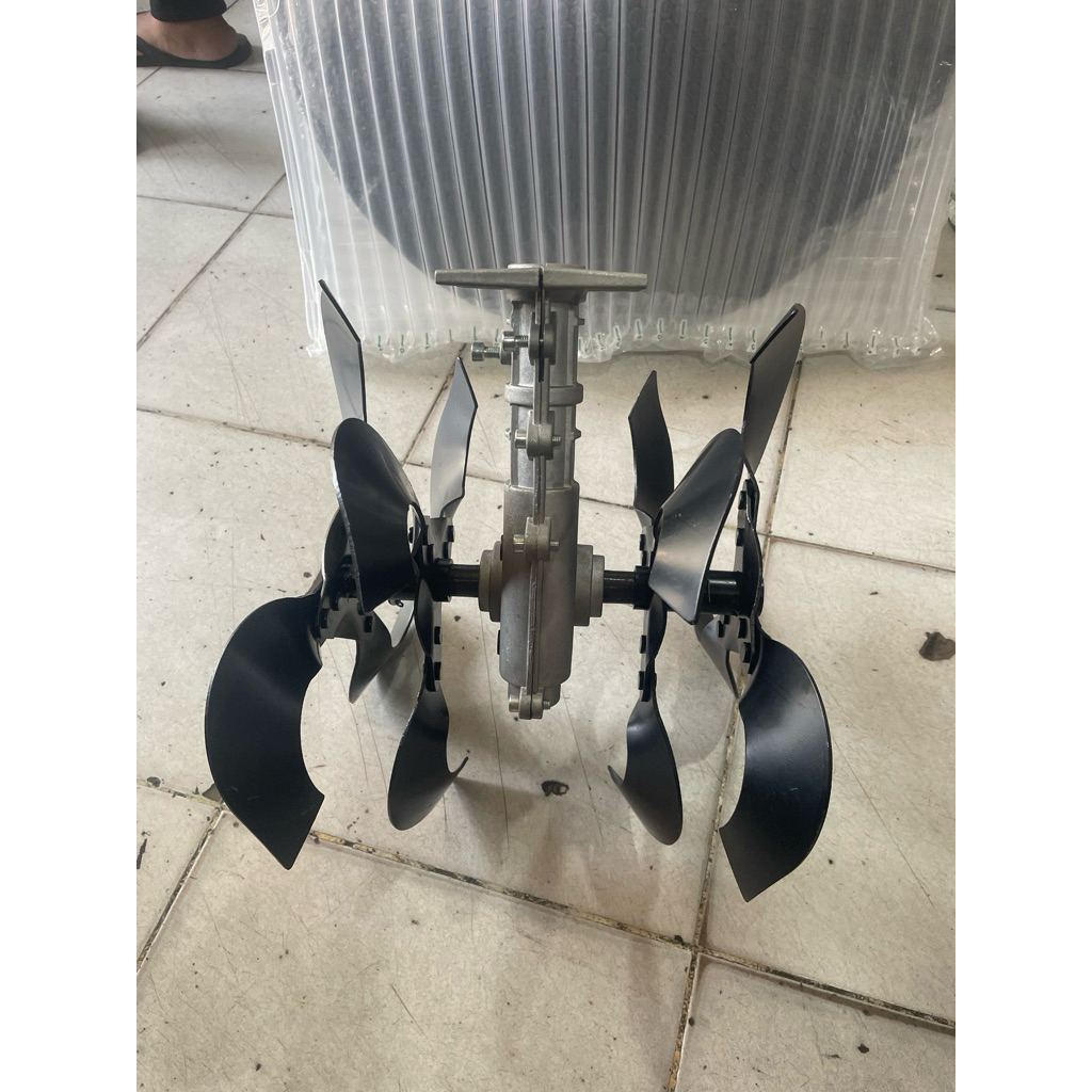 Mata tiller mesin rumput model kipas untuk bedeng