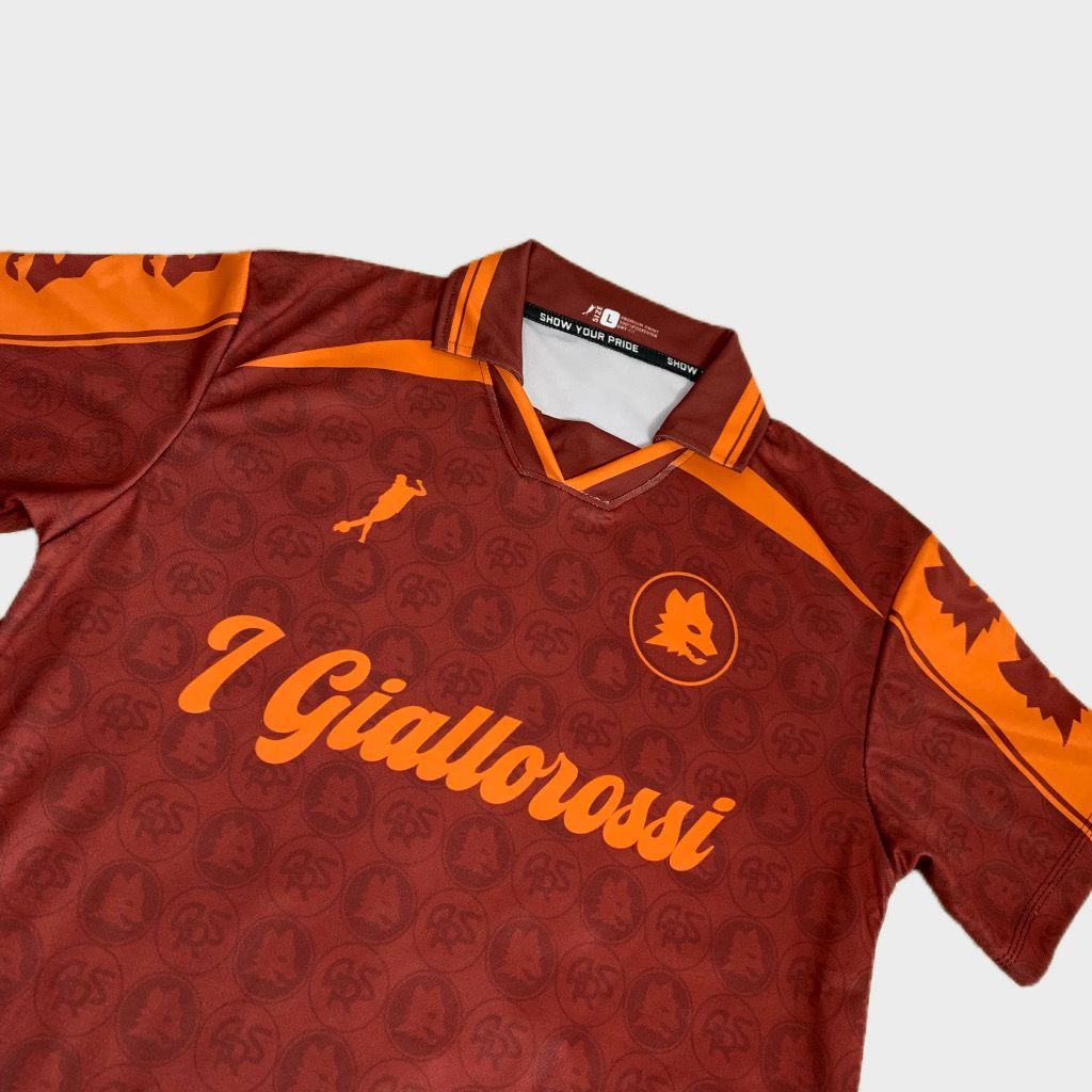 jersey vintage fantasi AS ROMA /jersey fantasi /jersey retro/jersey vintage/jersey club vintage