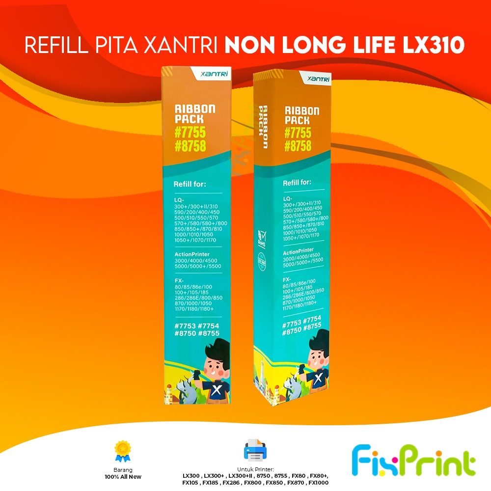 Ribbon Cartridge Xantri LX310 LX-310 LX 310 S015632 Compatible