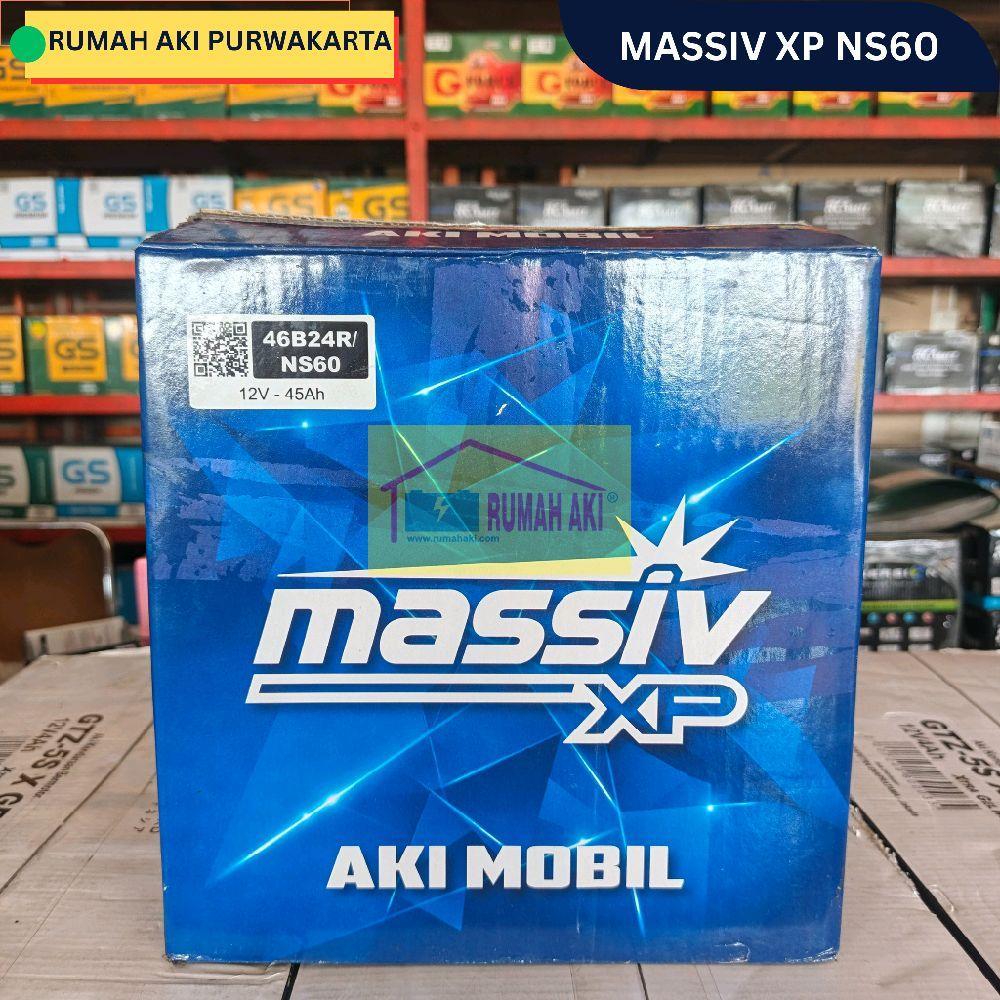 Aki Basah Massiv XP NS40Z 35Ah untuk Mobil MPV, SUV, Hatchback, Sedan
