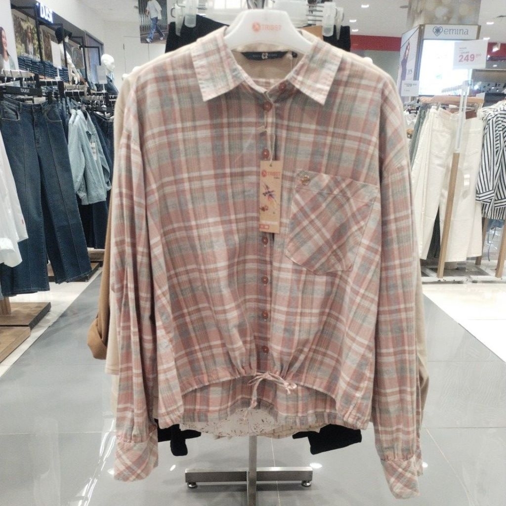 Kemeja Wanita Brand Triset Original
