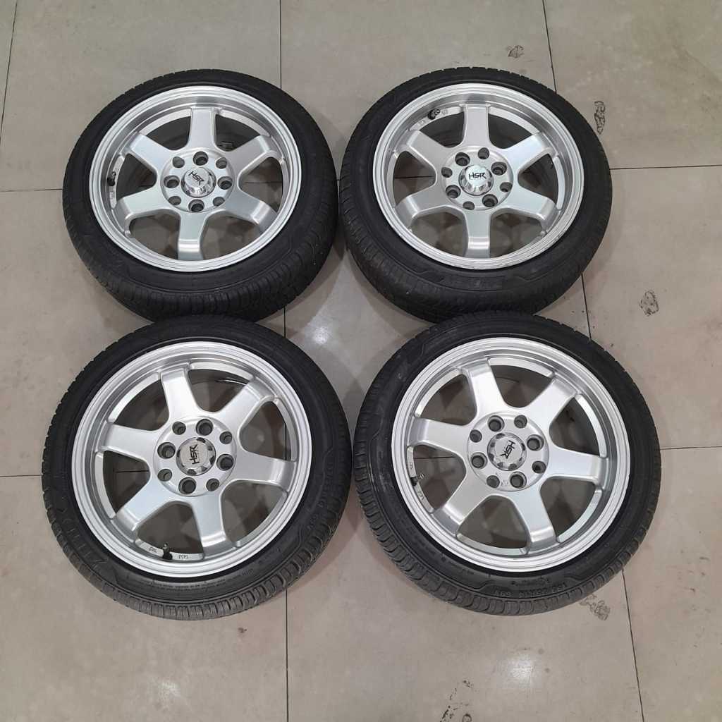 Velg Mobil Second TOKYO HSR R14 + ZEETEX (2023) 155 55 R14 Bisa Untuk Wuling Air Ev