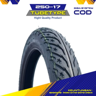 Ban Motor Bebek Luar Ukuran 250-17 dan 275-17 Murah Ring 17 Ukuran Ban Motor Revo Supra Vega Jupiter