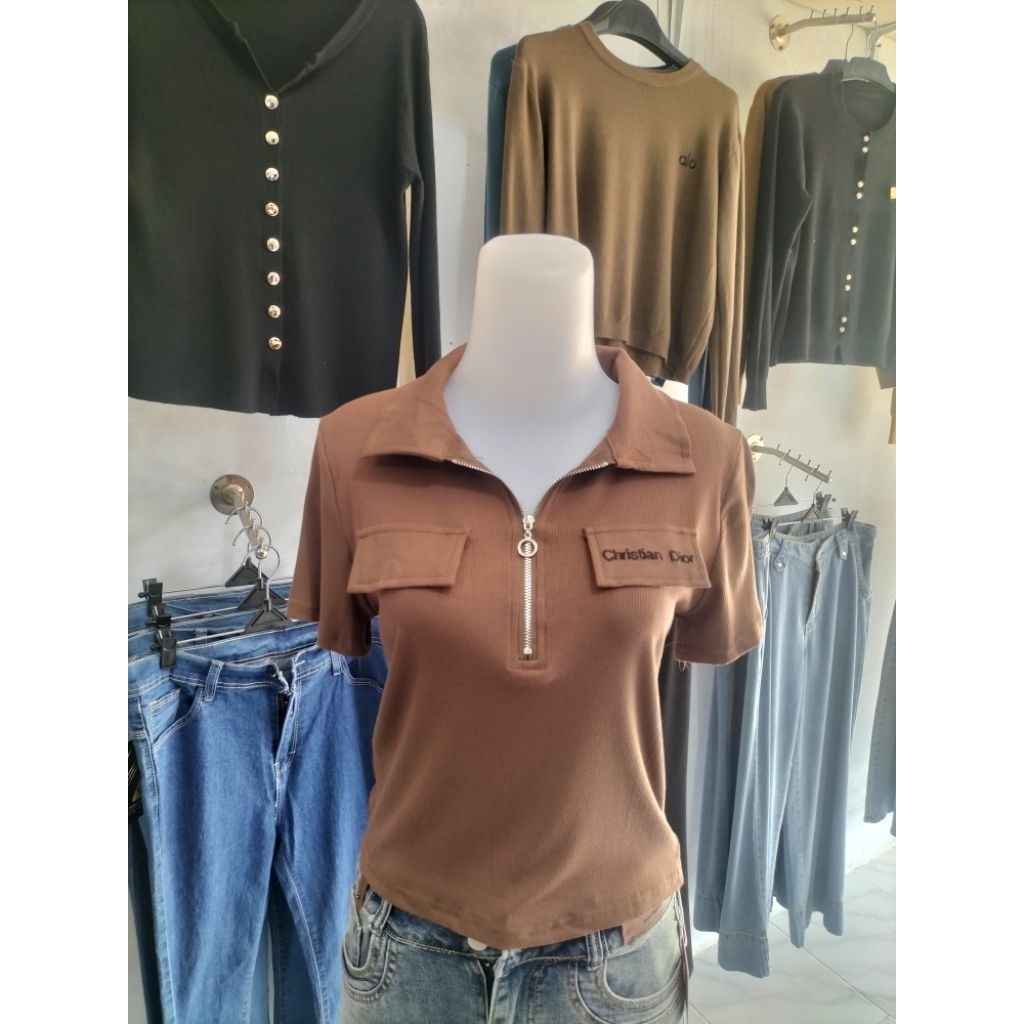 Crop Top Cristian Dior BKK BANGKOK PREMIUM