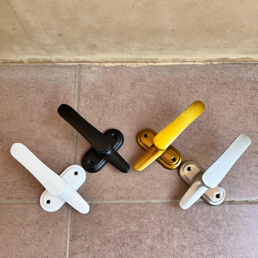 Rambuncis handle kunci jendela kayu stainless aluminiumm slot grendel jendela pengunci panolet