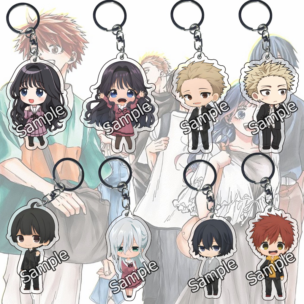Gantungan Kunci Anime Kaoru Hana wa Rin to Saku - Ganci - Key Chain - Anime - Game - Hoshina Subaru 