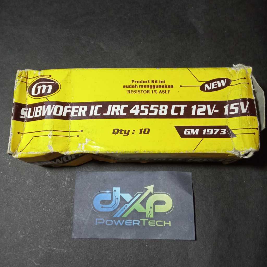 SUBWOFER IC JRC 4558 CT 12V-15V by GM GM1973