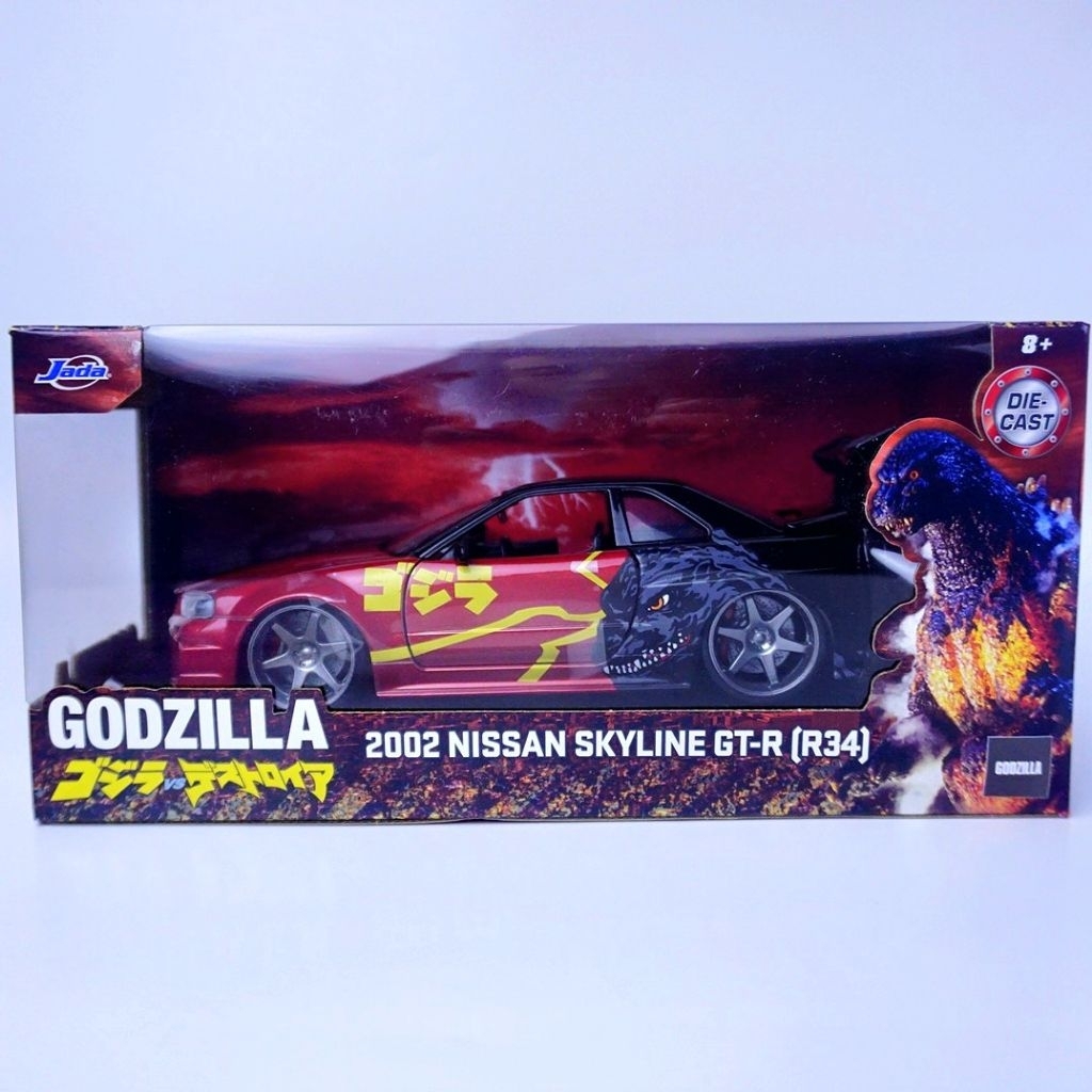 Jada Nissan Skyline GT-R R34 2002 Godzilla