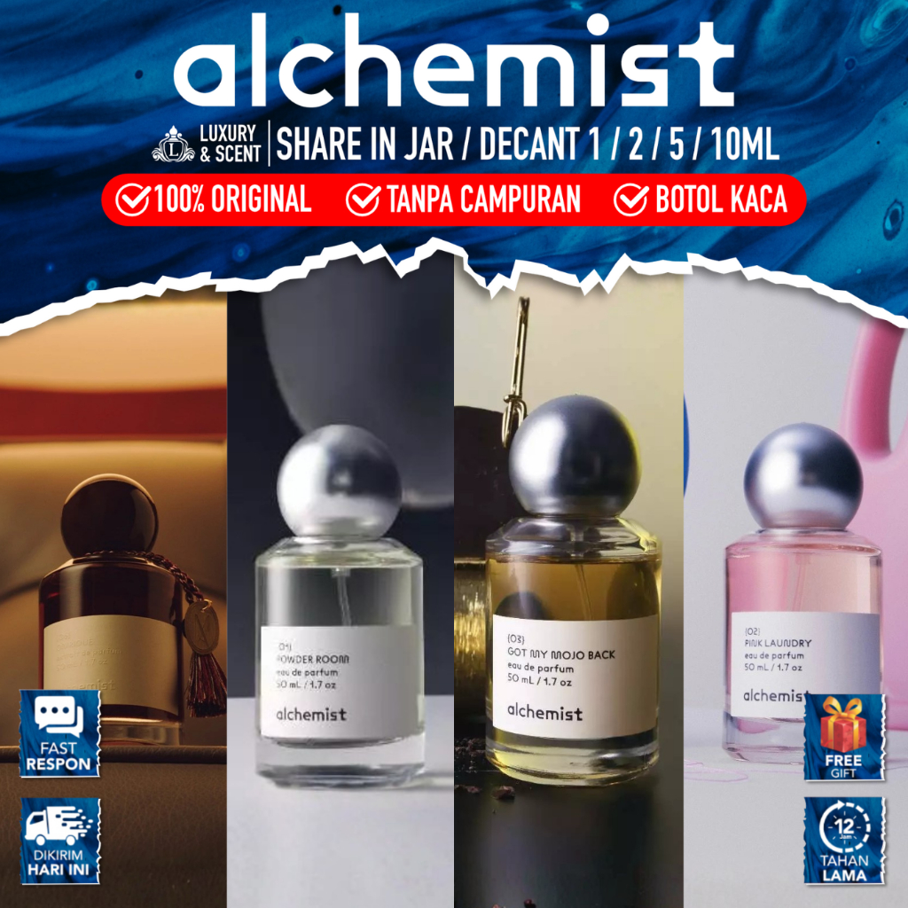 ALCHEMIST DECANT (SHARE IN JAR) PARFUM ALCHEMIST Travel Size 1/2/5/10ml Alchemist Parfum Powder Room