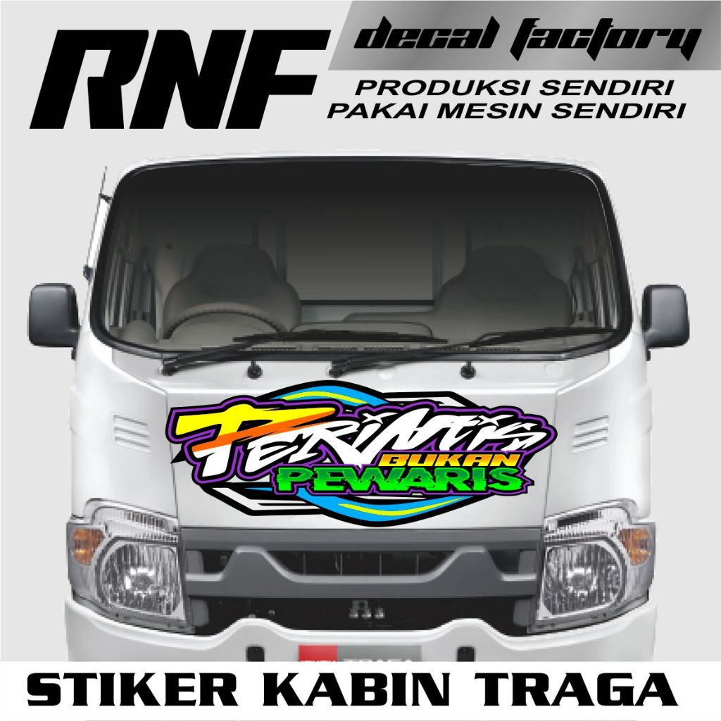 Stiker Traga Perintis Bukan Pewaris, Stiker Decal Traga