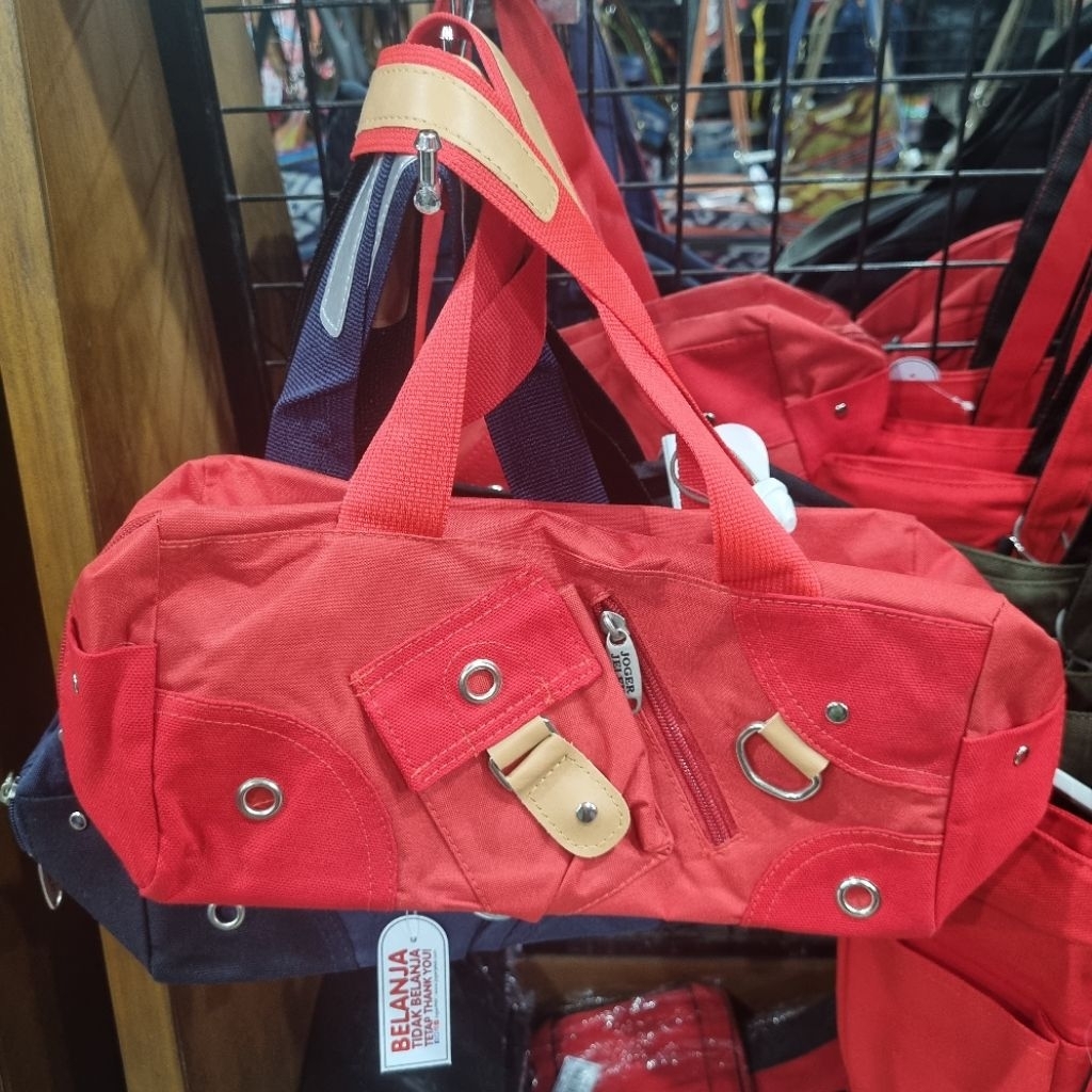 TAS TRAVEL MINI. SHOULDER BAG JOGER. TAS CEWEK. OLEH OLEH BALI