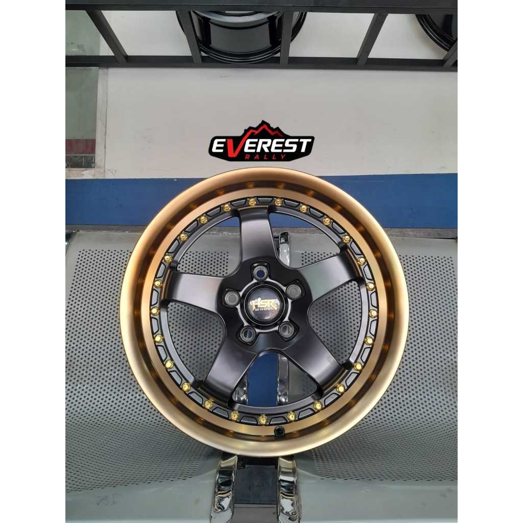 Velg Palang 5 HSR Bob Ring 17 Black Bronze Xpander, Outlander, Xforce, Grandis