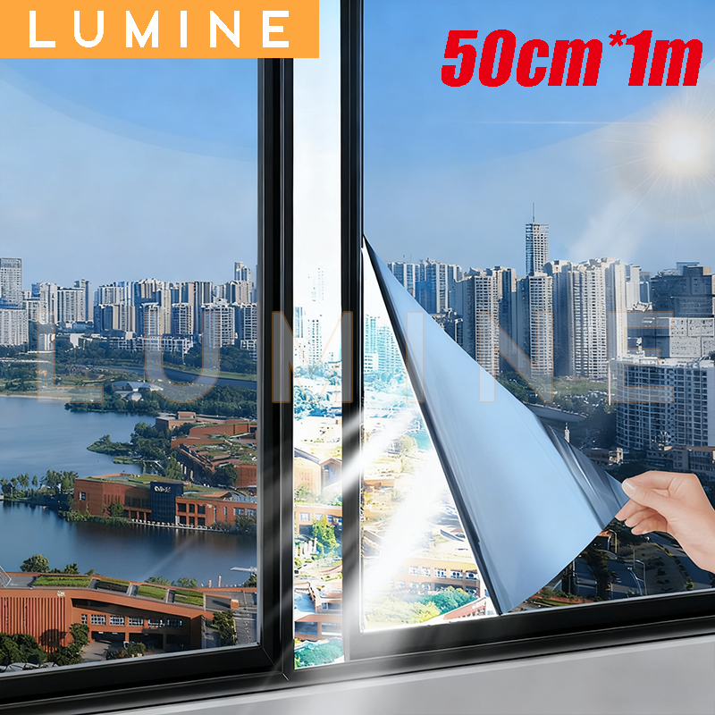 Film insulasi jendela pelindung matahari stiker kaca rumah ruang berjemur dapur pelindung matahari s