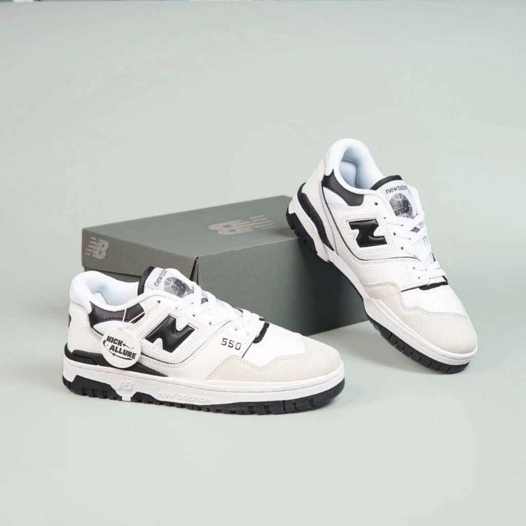 New Balance 550 Sea Salt White Black