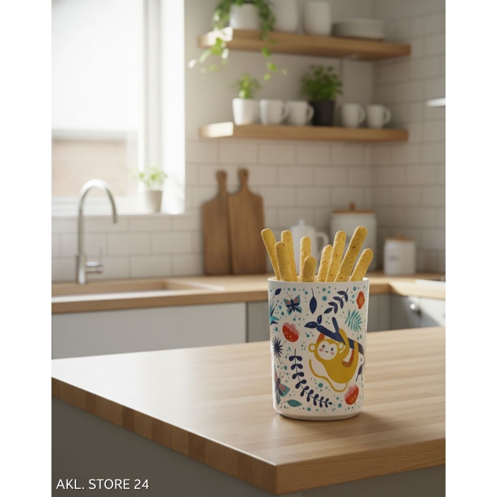 Toples Karakter Kode A, B, C, D Tupperware Baru