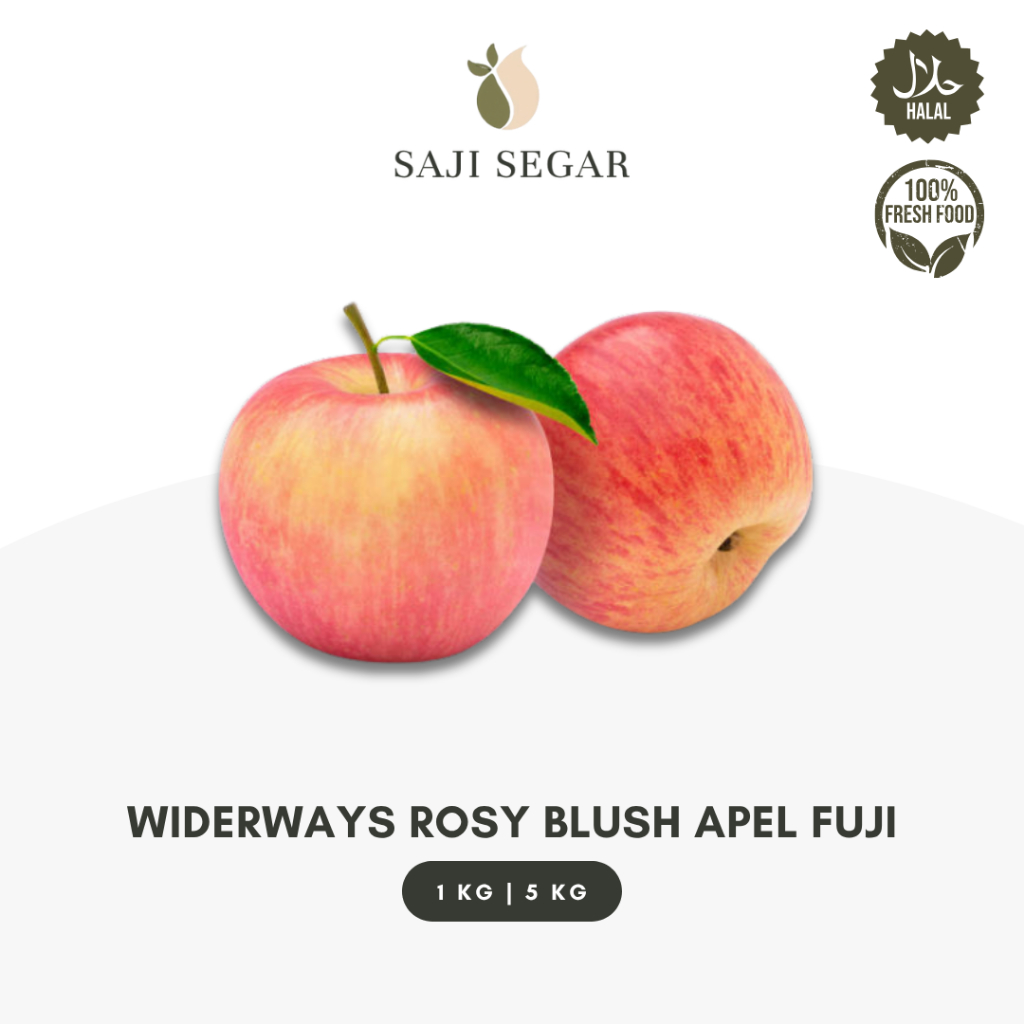 Widerwats Rosy Blush Apple / Apel Fuji Premium Segar Import