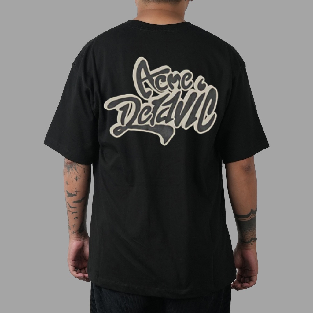 ADLV Graffiti Font Logo Black Tee