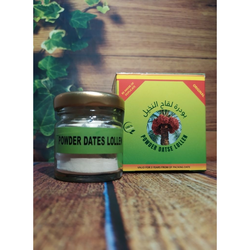 Serbuk Kurma Muda Powder Dates Lollen Subur Kandungan dan Pria Promil