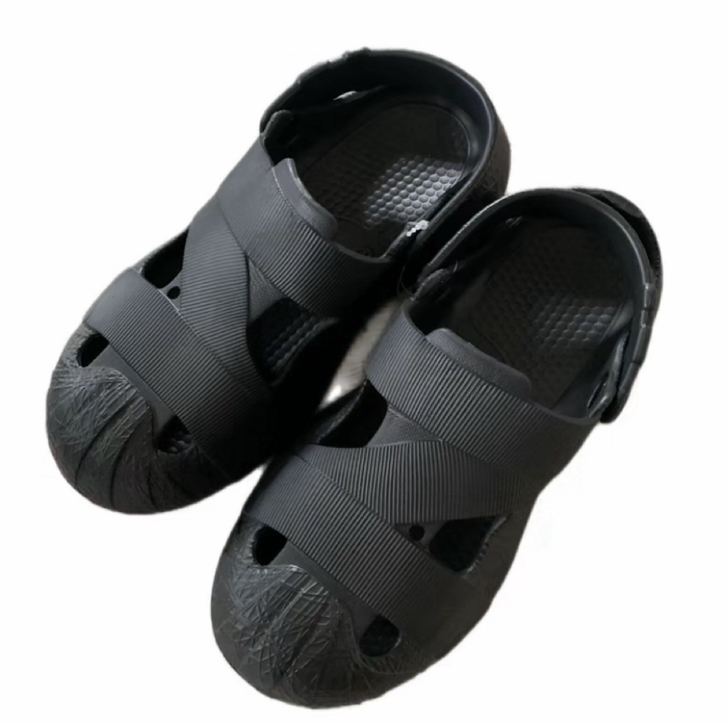 sendal hits kekinian pria kal erkek unisex bahan karet jelly TPR nyman anti slip