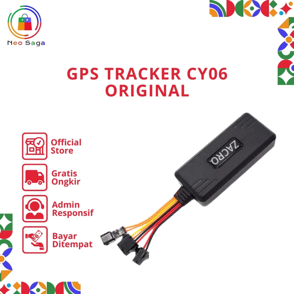 (NEOSAGA) CY06 GPS TRACKER gps mobil GPS CY06 4G Tracker Motor Mobil Gratis Server Online Web