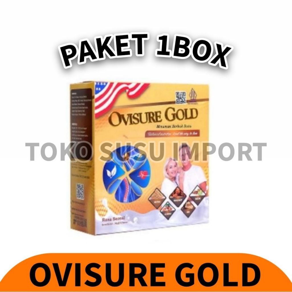 OVISURE GOLD SUSU HERBAL ATASI KESEHATAN TULANG DAN SENDI REMATIK OVISURE GOLD SUSU ASLI