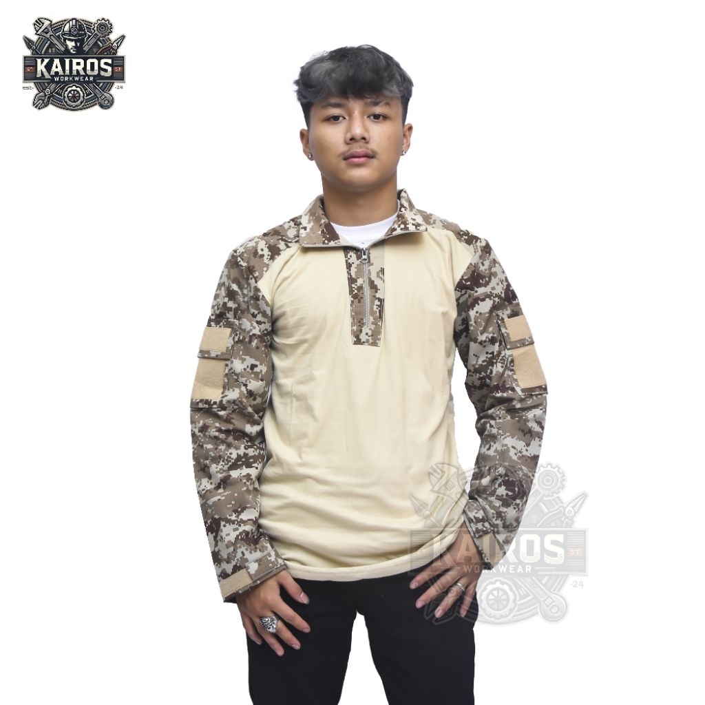 KAIROS - KEMEJA BDU TACTICAL LORENG DIGITAL GURUN BAJU TEMPUR MILITARY TERBAIK