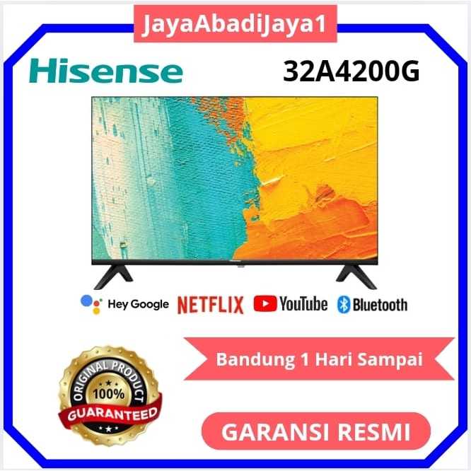 LED TV HISENSE 32" 32Q55 ANDROID TV / QLED / FRAMELESS