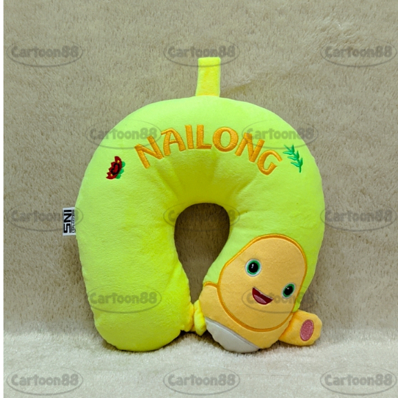 Bantal Leher Kancing Naloong, Bantal Leher Dino Naloong Kuning