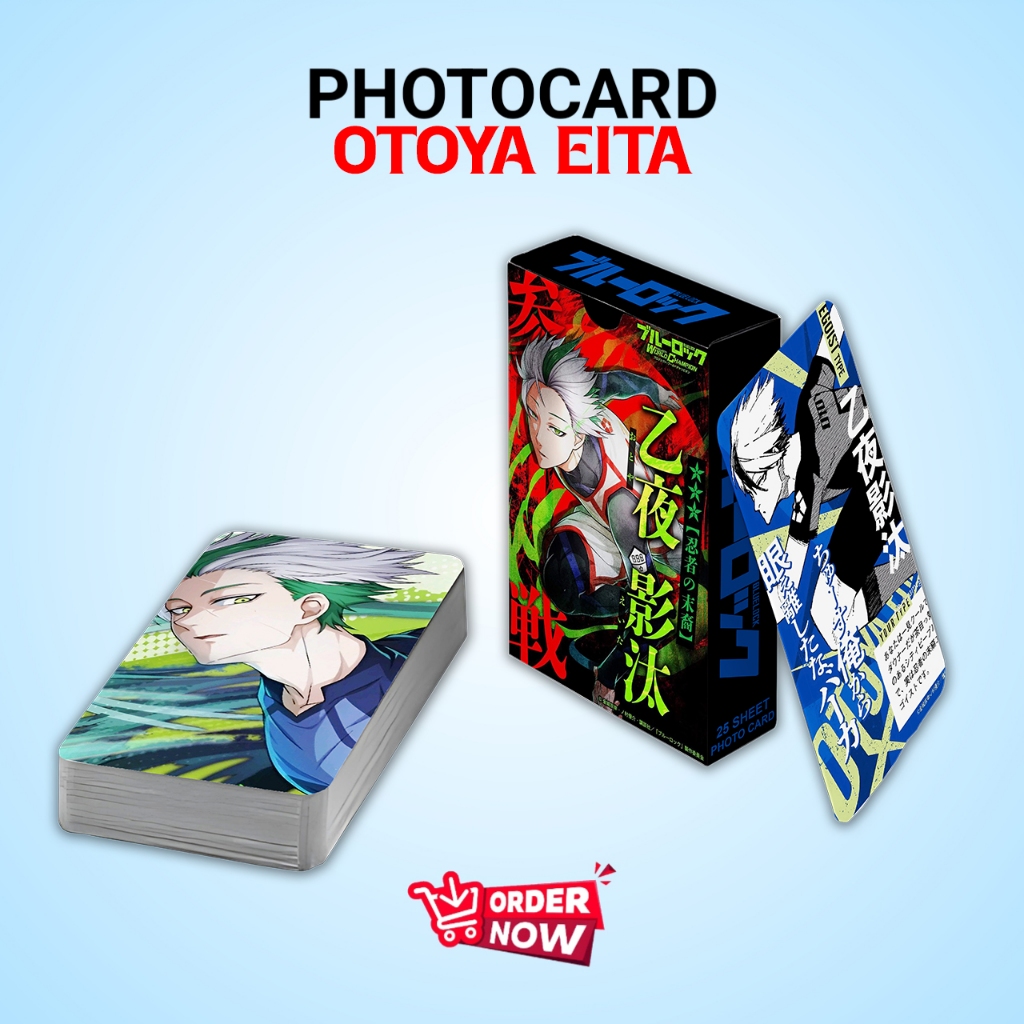 PHOTOCARD SET OTOYA EITA ANIME BLUE LOCK PREMIUM FREE BOX