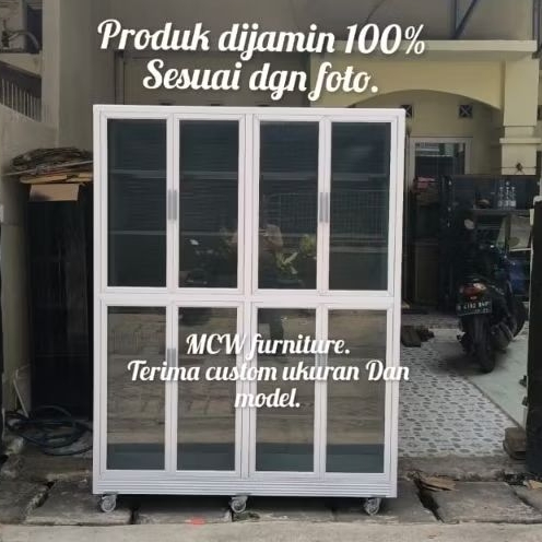 MCW furniture-RPJUMBO/LEMARI PIRING JUMBO/LEMARI PIRING BESAR/LEMARI DAPUR DISPLAY/LEMARI PIRING ALU