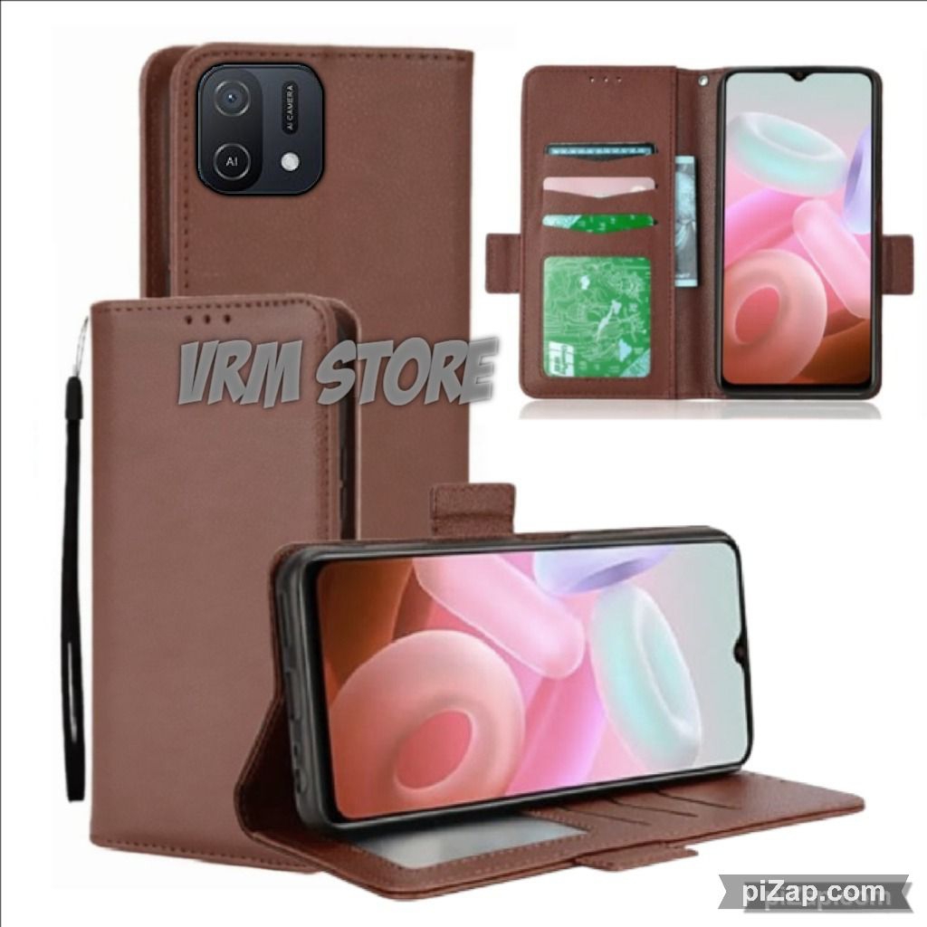 Case Dompet Hp Oppo A16E - Oppo A16K Case Dompet Casing Hp Flip Kulit Case Wallet Leather Cover