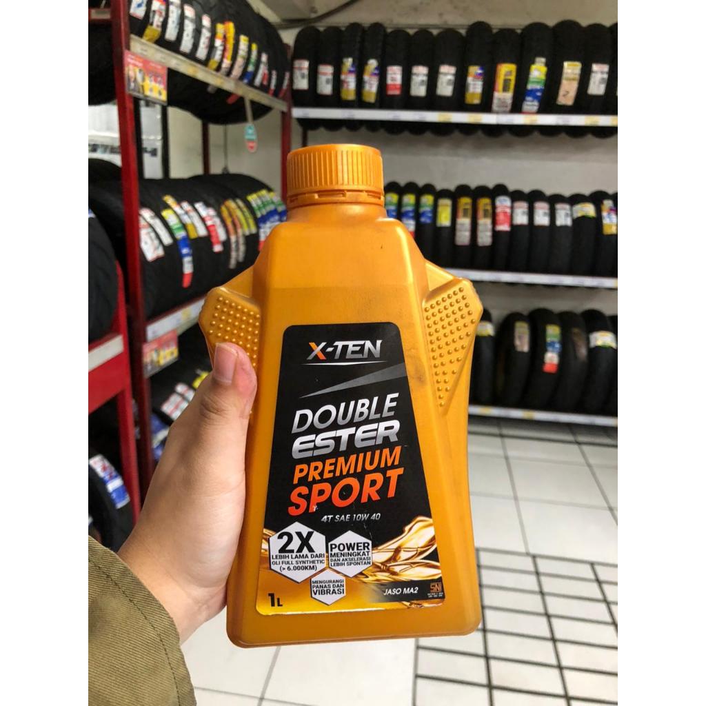 X-TEN Double Ester Premium Sport 10W40 1L – Oli Motor Sport Premium 4T