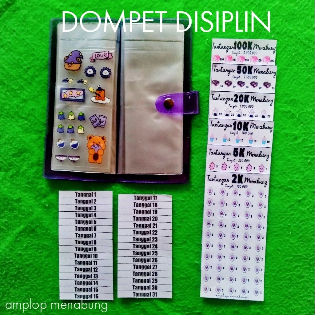 dompet disiplin keuangan / dompet disiplin transparan
