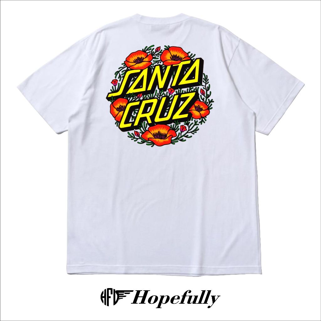 Kaos Santa Cruz original art t-shirt premium quality Bahan 100% Catton 24s UNISEX