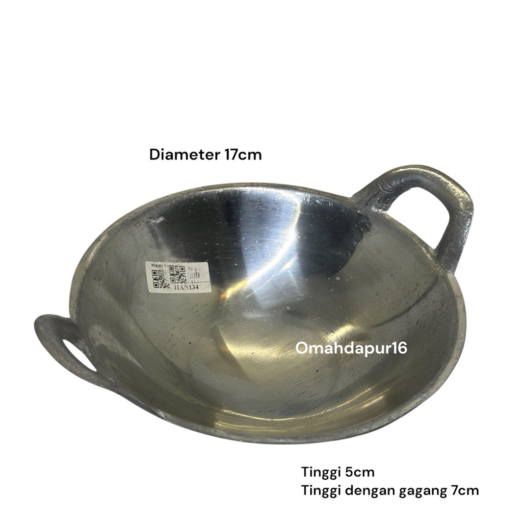 Wajan serabi 07 Diameter 17cm Aluminium | Wajan Alumunium Kecil Serabi