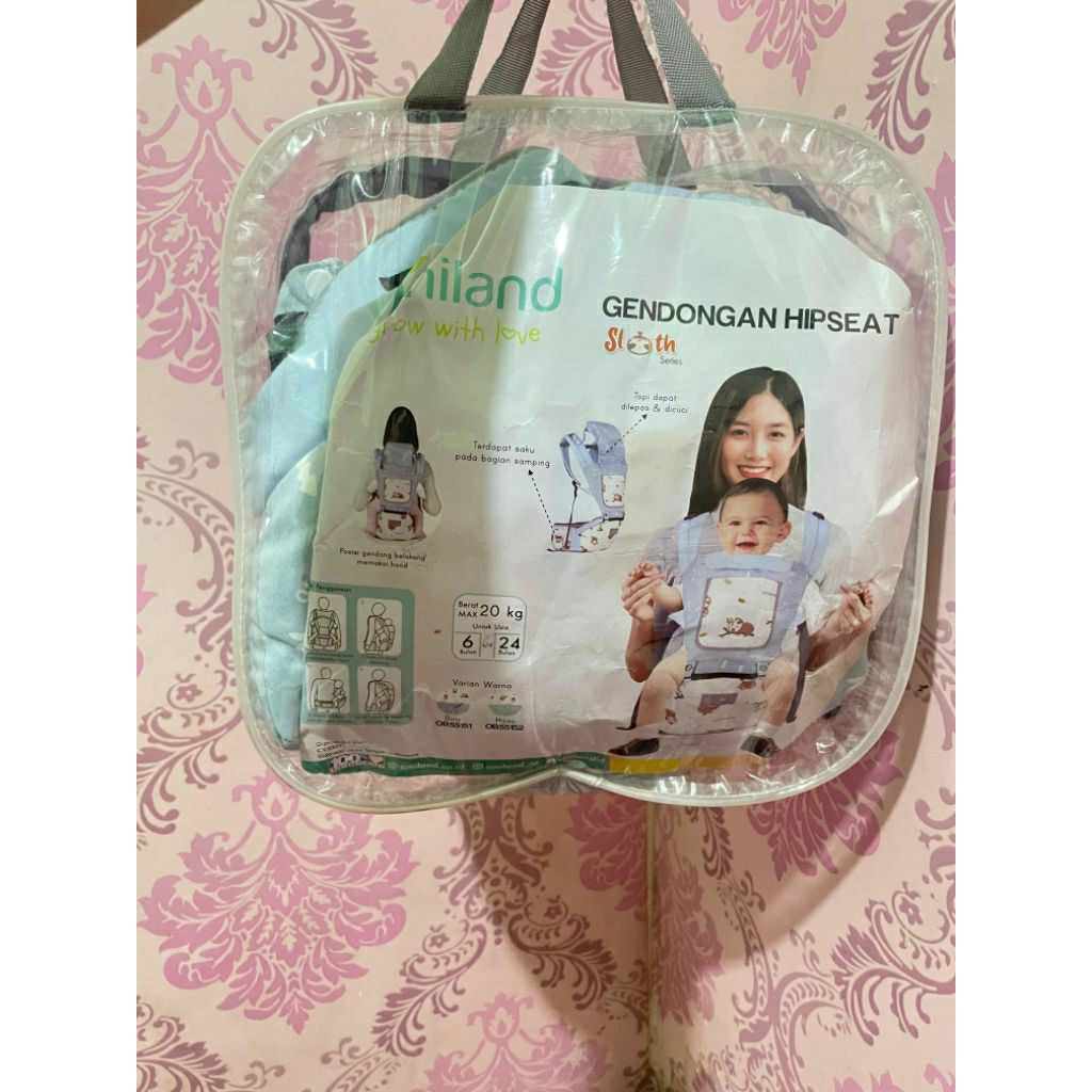 preloved omiland gendongan hipseat bayi